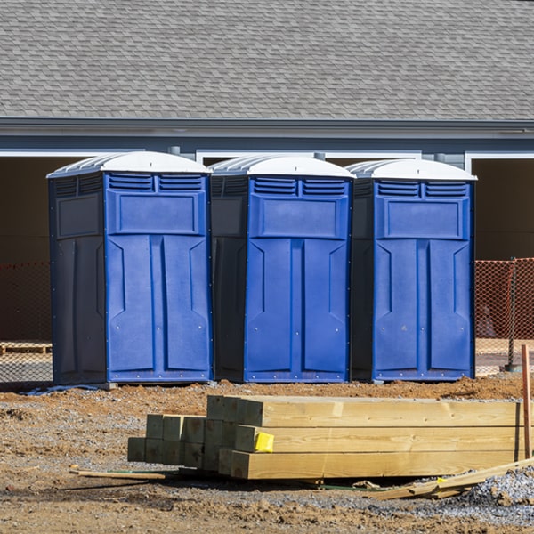 are there any restrictions on where i can place the porta potties during my rental period in Dix